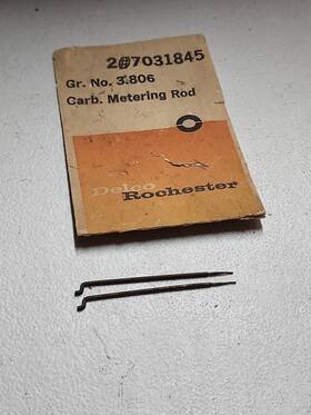Acdelco 7031845 1966-66 Chevelle Nova Camaro 1967 Olds 4bc Rod Metering Primary Nos Gm