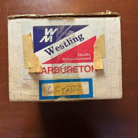 Autoline Products C-202 Westling Remanufactured Carburetor Chevy Gm 1950s 210 235 261 New Sealed