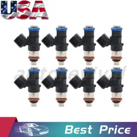0280158051 Autorevival 8pcs Fuel Injectors 42lb For 06-13 Corvette Ls3 L99 2010-2015 Camaro Ss Us