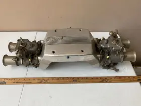 45dc0e152 B&m And Weber 63 64 Bill Thomas Cheetah Aluminum Manifold Carburetor Set Oem 45dc0e152 B&m And Weber 63 64 Bill Thomas Cheetah Aluminum Manifold Carburetor Set Oem