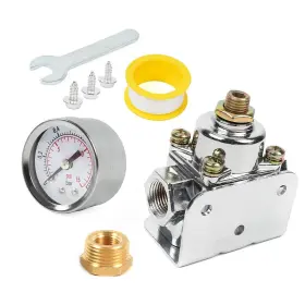 Frg023-si-zh Batu Low Fuel Pressure Regulator Gauge Kit Holley Carburetor Carb Quick 12-804