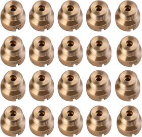 Bayword 754147616333 20 Pack For Holley Carburetor Main Jets Sizes 1/4 Inch -32 60 To 69 2 Each