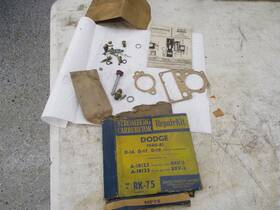 Bendix Rk-75 Nos 1940 41 Dodge D-14 D-17 Manual Trans Stromberg Bxvd-3 Carburetor Kit