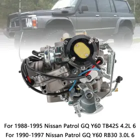 16010-26j00 Bruce&shark 2 Barrel Carburetor For Nissan Patrol Gq Y60 Tb42s 4.2l 88-95 3.0l