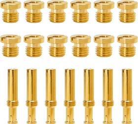 Bulevina 210524 19 Pieces Jet Assortment Kit Carburetor Replacement Parts For S&s Cycle