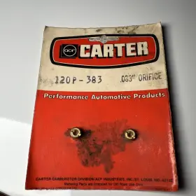 120p-383 Carter 120p383 .083 Inch Orifice