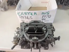 4936s Carter Mopar Carburetor 1970 Avs Small Block 340 4-speed