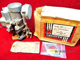 Carter 501s Nos 1941 Oldsmobile 6 Wa1 Wa-1 Carburetor Without Wners Tag Original Box