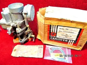 501s Carter Nos 1941 Oldsmobile 6 Wa1 Wa-1 Carburetor Without Wners Tag Original Box