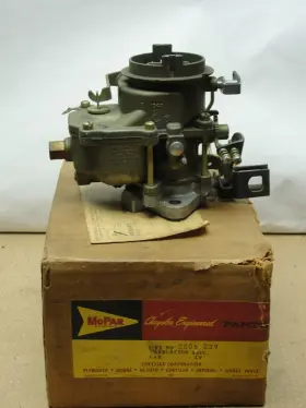 6-1543 Carter New Chrysler Ball And Carburetor Dodge Plymouth 6 Cylinder