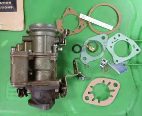 6-1657 Carter Yf Willys Jeep Carburetor W/gaskets Stamped 1538 944 1-630