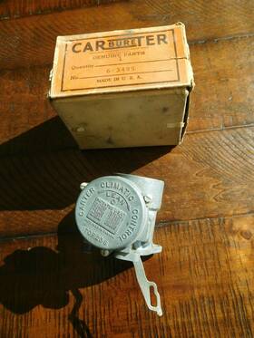 Carter 6-3485 1940 Oldsmobile Carburetor Air Horn Climatic Control Assembly Six F40 G40