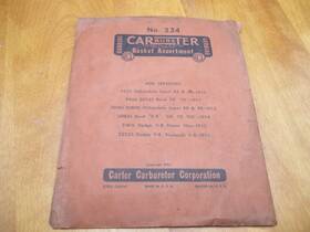 Carter 894s Carburetor Rebuild Gasket Kit 234 52-55 Buick Dodge Olds Plymouth Nos