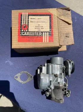 662sa Carter Carburetor 1948 Nash 600 Inch 4840 Brougham Slipstream Nos 1-1/4 #662sa