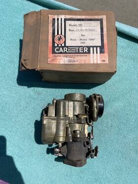 Carter Carburetor 746s 1950 Nash Ambassador Custom Super Inch 5060 Nos 1-1/4 #746s
