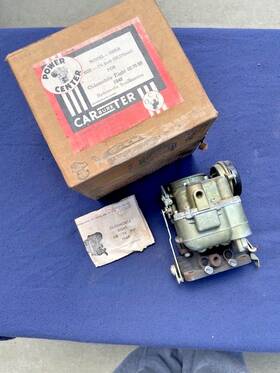 Carter Carburetor Corporation 605s 1948 Oldsmobile Eight 68 78 98 8cyl With H.t. Nos 1-1/8 Inch #605s