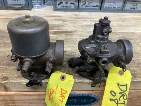 Drt-08 Carter Pair Brass Bowl Nash Plymouth Carburetors