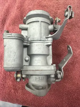 J77-937s Carter Yf 1-barrel Carburetor Ford J77 937 1-648 Six Oem Vtg Sandblasted 4 Parts