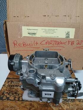 Carter Wcfb2197 Carburetor. Rebuilt By National Carburetors