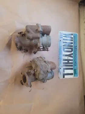 320.gm1s49 Chevrolet Pair Of Carter W1 W-1 Carburetors 320.gm1s49 Chevrolet Pair Of Carter W1 W-1 Carburetors