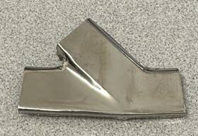 Corvette Central 431024l 1956-58 Hard Top Left Hand Side Inch Y Molding - Stainless Steel New