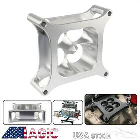 Csks 01egk038csl 2 Inch T6 Aluminum 4150 Cnc Machined Carburetor Spacer Square Bore 4 Port