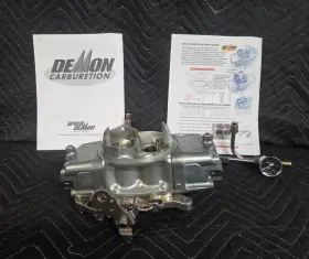 1282010f Demon 650 Cfm Speed Carburetor With Fuel Line