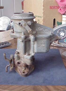 Dodge E9g1 1953-1955 Trucks Carburetor 6 Cyl Carter B&b Manual Choke