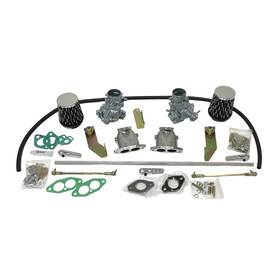 Dune Buggy Warehouse 129-7411 Dbc 34 Ict Style Dual Carburetor Kit For Port Beetle Ghia Thing