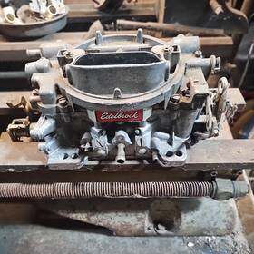 Edelbrock 1411-1901 1400 600cfm 4 Barrel Carburetor Core D 215 10 Electric Choke
