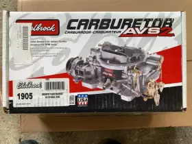 Avs2 Edelbrock 1905 Used Carburetor Thunder Series Manual Choke