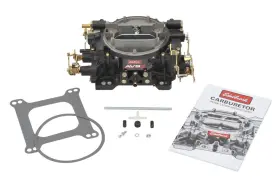 19053 Edelbrock Avs2 Series Carburetor 650 Cfm Black Manual Choke