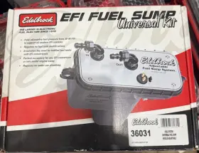 36031 Edelbrock Universal Fuel Sump Kit New Bnib