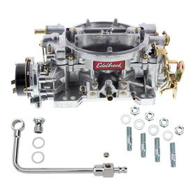 Edelbrock 9109563 1403 Performer 500cfm 4-bbl Carb With 8126 Fuel Line Kit