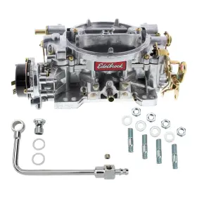 9109563 Edelbrock 1403 Performer 500cfm 4-bbl Carb With 8126 Fuel Line Kit