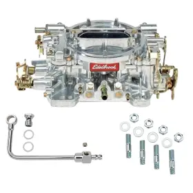 9109565 Edelbrock 1404 Performer 500cfm 4-bbl Carb With 8126 Fuel Line Kit