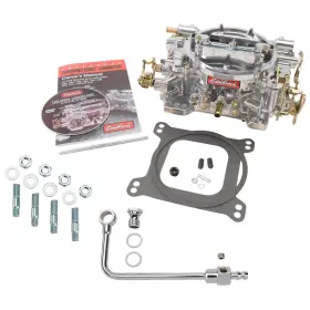 9109573 Edelbrock 1407 Performer 750cfm Carburetor With 8126 Fuel Line Kit