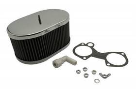 Empi Inc 00-8737-0 3-1/2in Tall Oval Air Cleaner For 38-45 Dcoe And Dellorto - 0087370