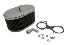 00-8737-0 Empi Inc 3-1/2in Tall Oval Air Cleaner For 38-45 Dcoe And Dellorto - 0087370