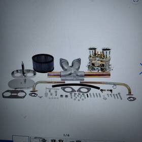 Empi Inc 47-7316-0 Single 44 Hpmx Carburetor Kit For Vw Beetle - 47-7316 New Open Box