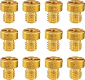 Eplzon Ep-jets-4572 12pcs 5mm Carburetor Main Jet Kit 45/48/50/52/55/58/60/62/65/68/70/72 For