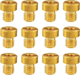 Ep-jets-4572 Eplzon 12pcs 5mm Carburetor Main Jet Kit 45/48/50/52/55/58/60/62/65/68/70/72 For