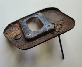 4134960 Fiat 850 Spider Coupe 1967-73 Carburetor Drip Tray Pan 4134960 Fiat 850 Spider Coupe 1967-73 Carburetor Drip Tray Pan