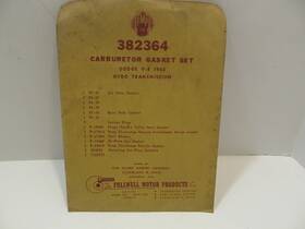 Fmp 382364 Co. Vintage Nos Carburetor Gasket Kit Dodge 1953 Gyro Transmission V8