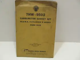 7hw-9502 Fmp Co. Vintage Nos Carburetor Gasket Kit 1949 Ford 6 Cylinder H Series