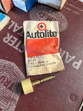 B7az-9b544-a Ford 1957 Nos Carburetor Piston Cp-30 Autolite Galaxie