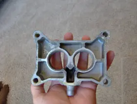 C3oe-9a589 Ford 1963 63 Fairlane Falcon Futura Mercury Comet 260 2 Barrel Carburetor Spacer