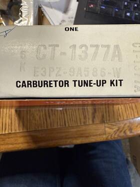 Ford Ct-1377a New Motocraft Ct-1377-a Carburetor Rebuild Kit E3pz-9a586-w Nos