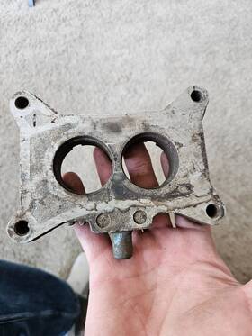Ford D2ae-9a589-aa 1972 Mercury 302 2 Barrel Carburetor Spacer