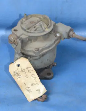 21954 Gm Vtg 1963-67 Chevy Gmc Truck 230 250 Cid 6 Cyl Engine Rochester Bv Carburetor Oem